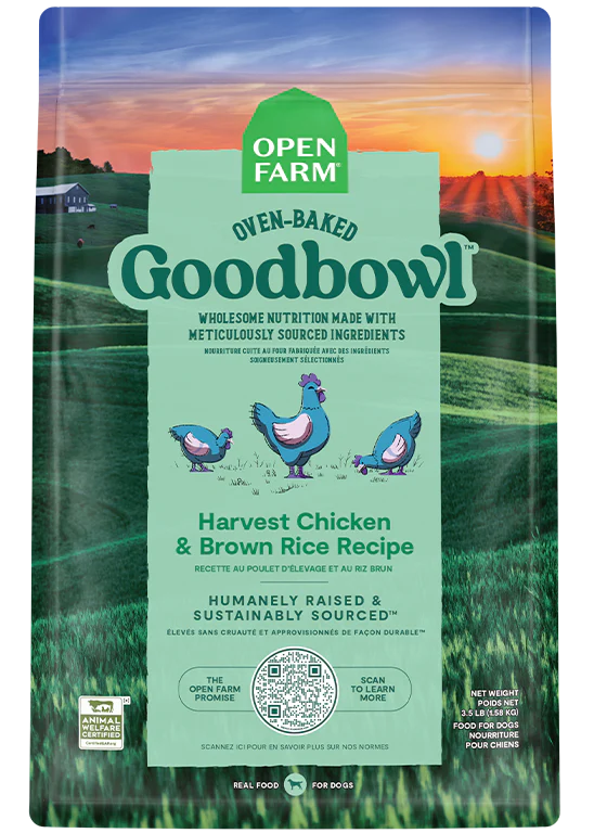 Open Farm | Goodbowl Harvest Chicken & Brown Rice Recipe Dry Dog Food