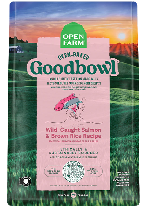 Open Farm | Goodbowl Wild-Caught Salmon & Brown Rice Recipe Dry Dog Food