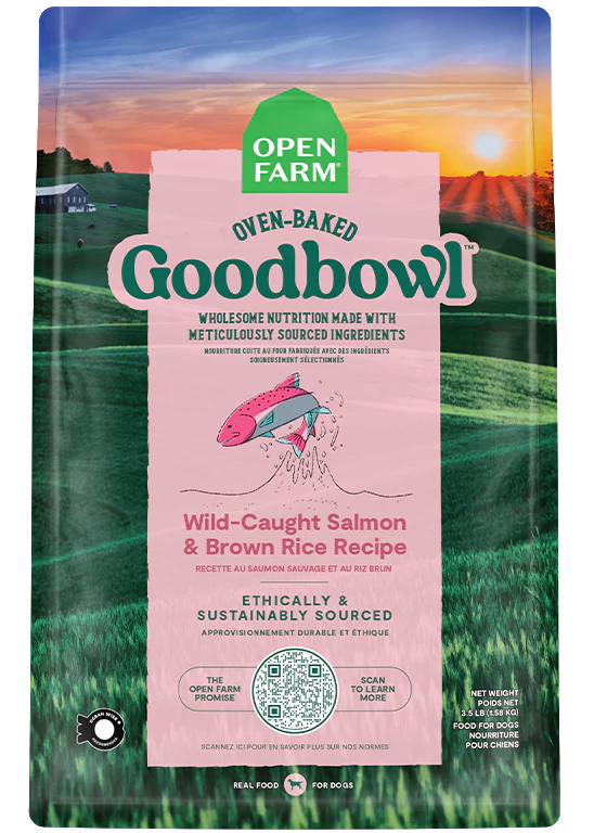 Open Farm | Goodbowl Wild-Caught Salmon & Brown Rice Recipe Dry Dog Food