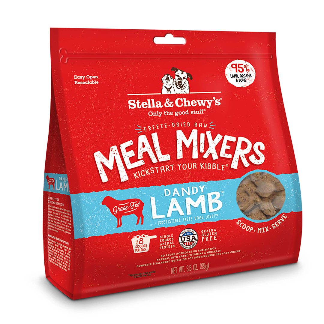 Stella Chewy s Dandy Lamb Meal Mixers Freeze Dried Dog Food