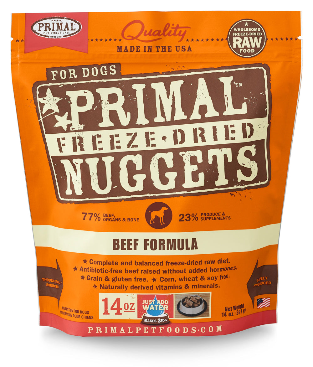 Primal Beef Freeze Dried Dog Food 14 oz Pet Spawt