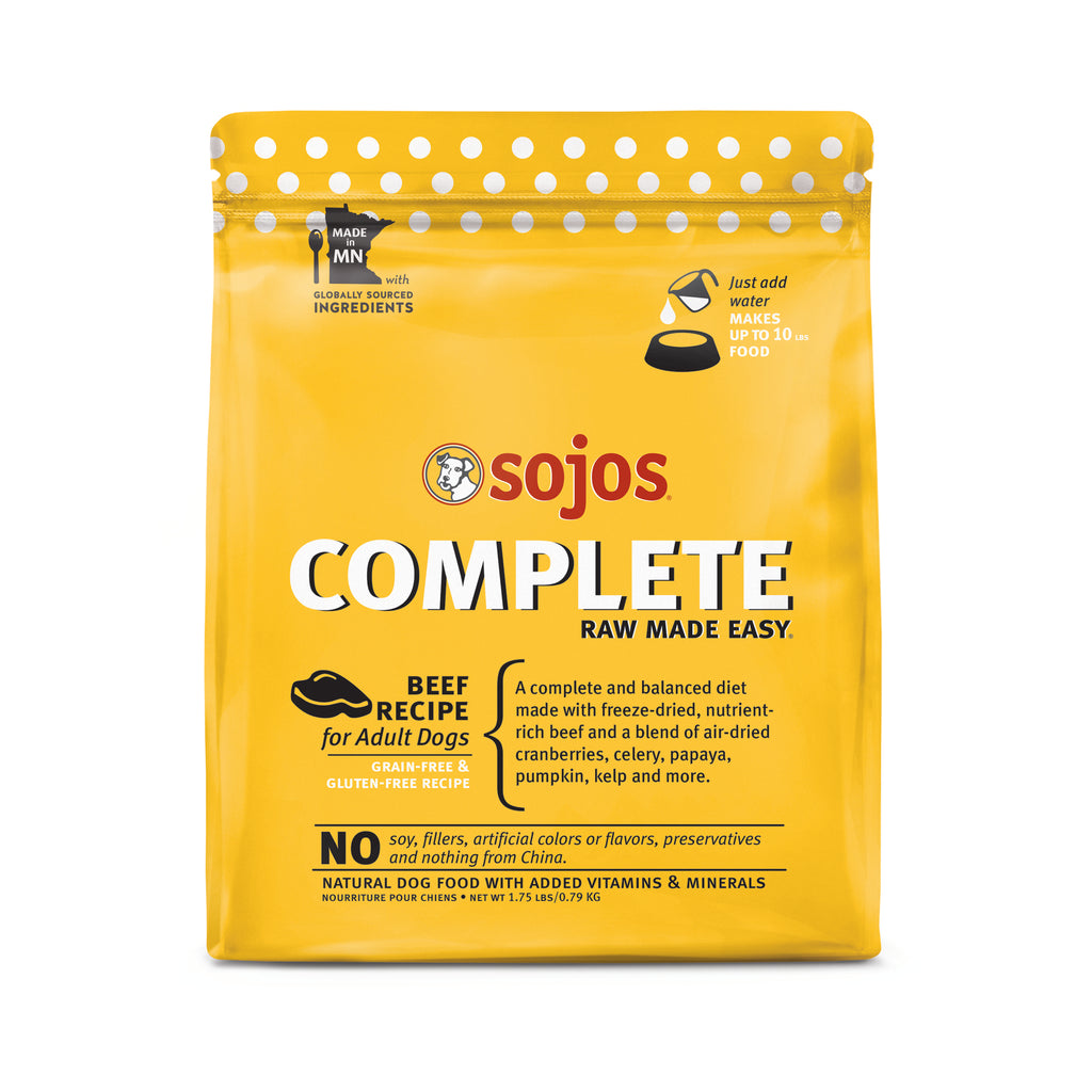 Sojos Beef Complete Freeze Dried Raw Dog Food Pet Spawt